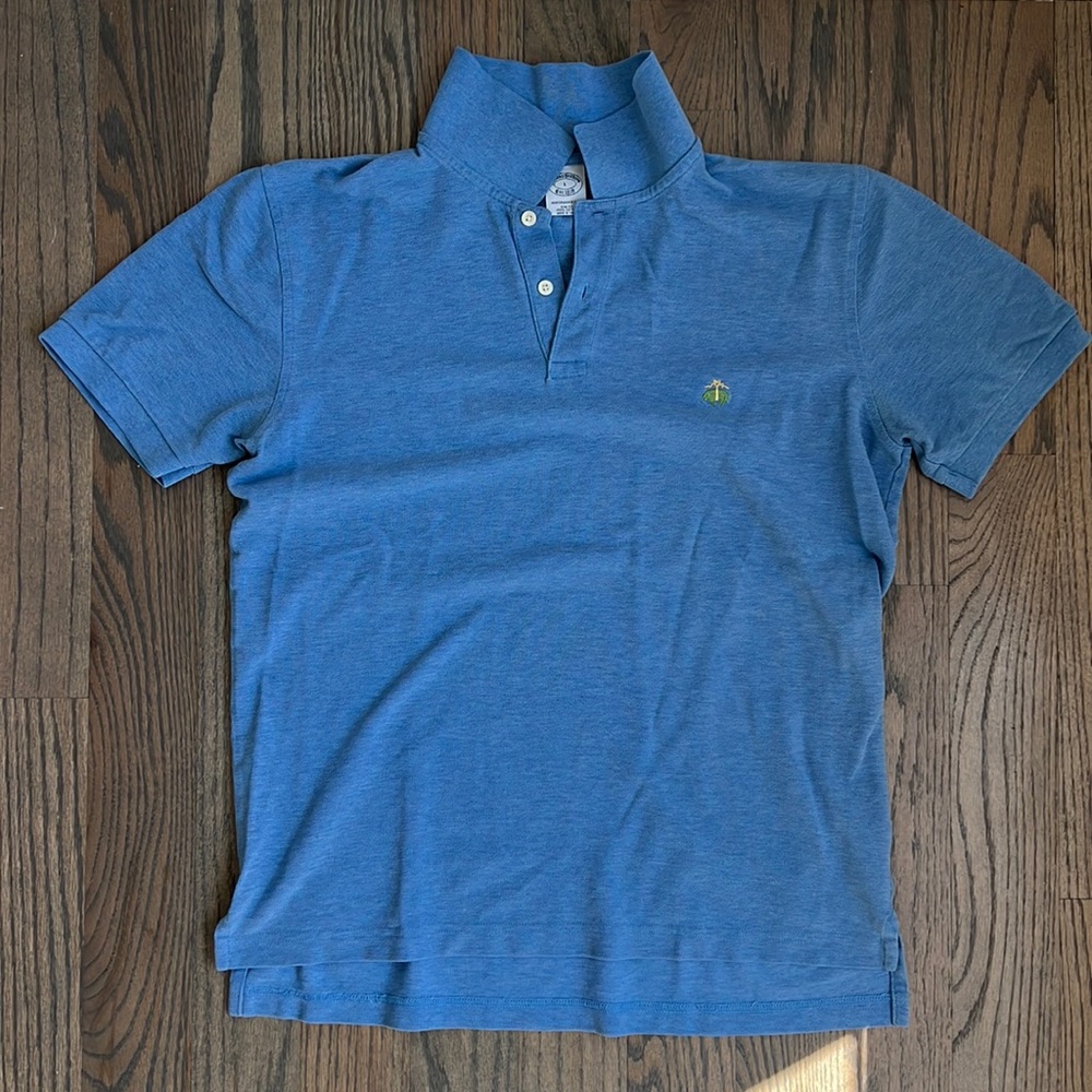 Brooks Brother Regent Performance Polo, Slim Fit, Men’s Large (100% Cotton)